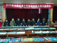 2015年丰顺县青少年科技创新大赛作品评选活动举行
