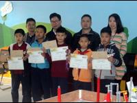 惠州市惠城区科协慰问世界教育机器人赛冠军教练选手