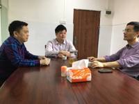 河源市东源县科协到县医学会调研