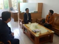 河源市东源县委常委、统战部长肖丽花同志到东源县科协指导工作