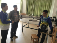 清远英德市科协领导到华粤中英文学校检查指导工作