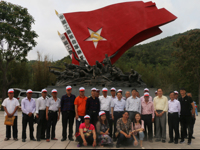 汕尾市科协党支部和赤坑镇下埔村党支部赴 高潭革命老区开展红色主题教育活动