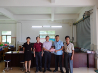 惠州市惠阳区科协到东澳村开展“七一”慰问活动