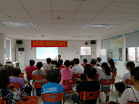 江海区科协开展科普进社区走进富横社区举办食品安全知识讲座