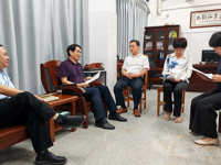 茂名市科协领导到市中医药学会调研指导工作