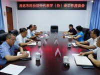 茂名市科协组织市直学(协)会召开工作座谈会