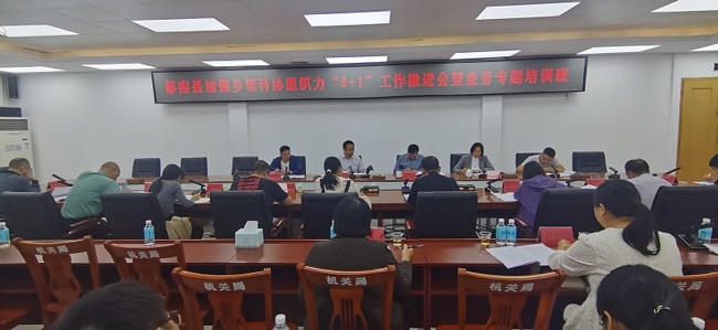 云浮市郁南县召开加强乡镇科协组织力“3+1” 工作推进会和业务培训班
