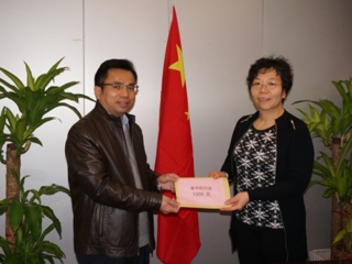 省科协春节慰问老干部老职工