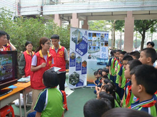 2018年广东省“全国科普日”科普宣传进学校（南沙榄核站）活动举行