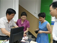 河源市科协到源城区检查市县科协共建镇（街道）、村（社区)、基地工作