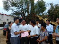 湛江市科协领导深入抗灾一线了解灾情指导抗灾复产工作