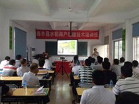 汕尾市海丰县举办水稻高产创建技术培训班