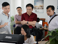 佛山市科协调研禅城区张槎街道“互联网+”工作实施情况