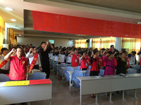 陆河县开展“争做文明先锋，共建文明县城”活动