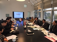 省科协领导率队调研广东省树业环保科技股份有限公司“广东省院士专家企业工作站” 筹建工作