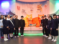 日本伊丹市师生代表团到佛山科学馆参观学习