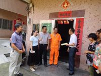 惠州市惠阳区科协慰问挂钩村困难户