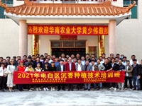 茂名市电白区科协举办沉香种植技术培训班
