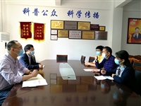 河源市科协副主席骆锐亮带队检查市科技馆安全生产工作