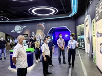 河源市东源县人大领导到县科技馆调研指导工作