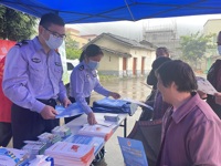 云浮市云城街土门村开展“反诈防骗”科普宣传进农村志愿服务活动