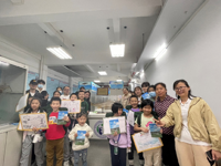 东莞市疫控中心渔业科普教育基地迎来新年首批参观者