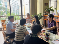 茂名市科协到市心理学会调研指导工作