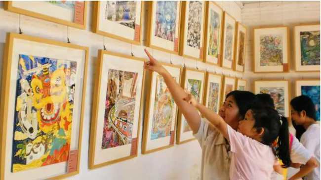 “第六届中山市幻彩流年科幻绘画大赛获奖作品展览”第三期展出在中山市南区文化活动中心举行