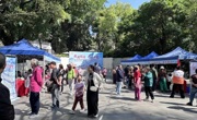 广州市越秀区科协在越秀公园联合组织健康义诊系列活动